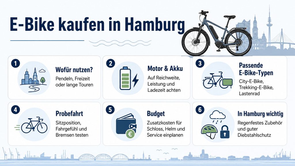 E-Bike kaufen Hamburg 2026: Preise, Akkus und Tipps für die richtige Wahl