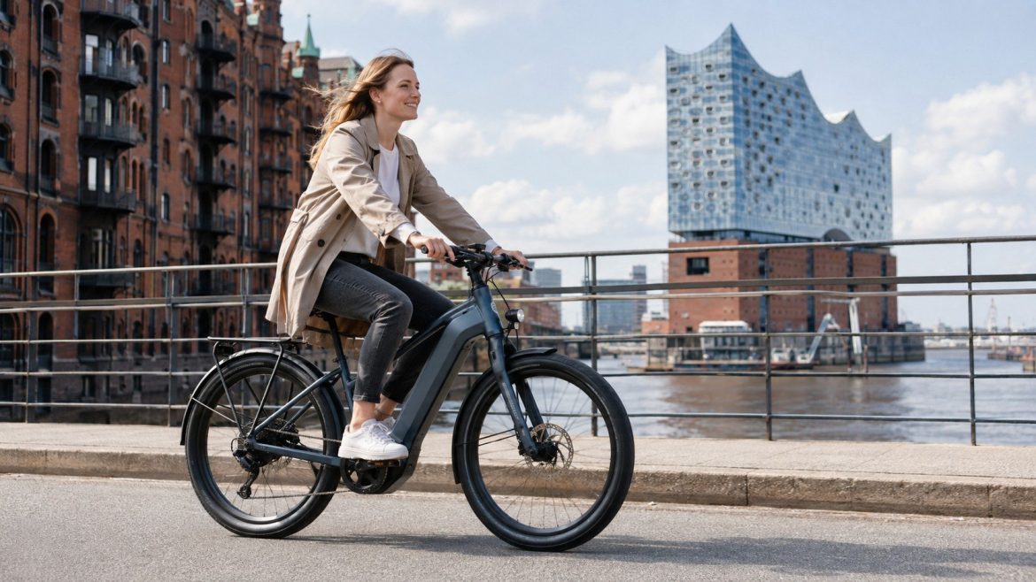E-Bike kaufen Hamburg: Preise 2026, Akku, Reichweite, Probefahrt, Diebstahlschutz und Kaufberatung für City-, Trekking- und gebrauchte E-Bikes.