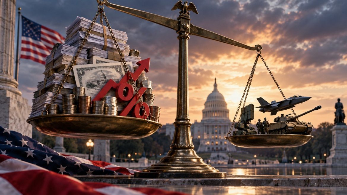 US-Staatsschulden übersteigen 40 Billionen Dollar. 2026 zahlt Washington mehr für Zinsen als für Verteidigung und verliert finanziellen Spielraum.