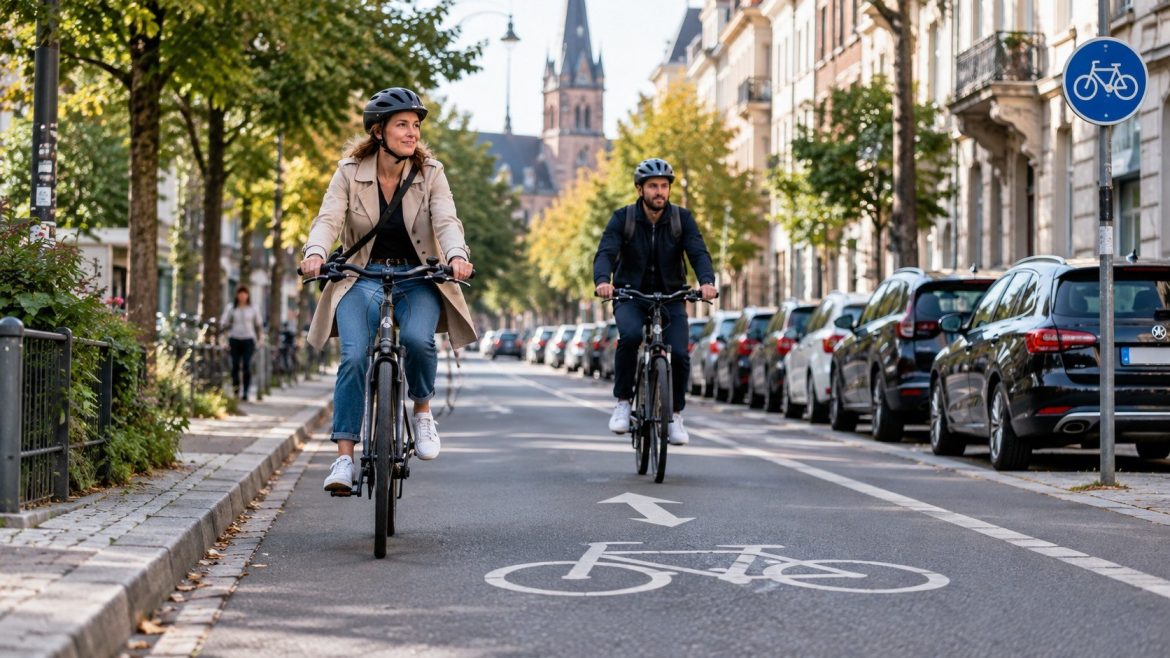 Rechte von Fahrradfahrern in Deutschland: Radwegpflicht, 1,5-Meter-Abstand, Fahrradstraße, Vorfahrt, Gehweg, Helmpflicht und Ansprüche nach Unfällen verständlich erklärt.