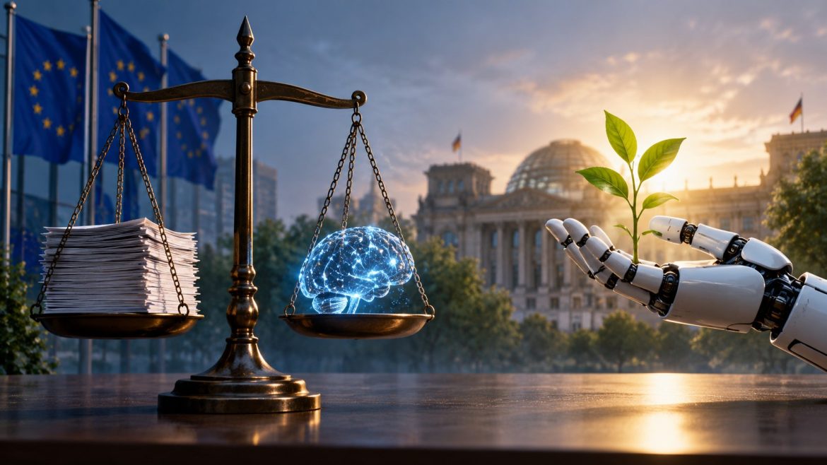 KI-Bremse wird nach neuen Zwischenfällen diskutiert: Entwickler warnen vor Risiken, Politiker fordern Regeln, Deutschland investiert in sichere KI.