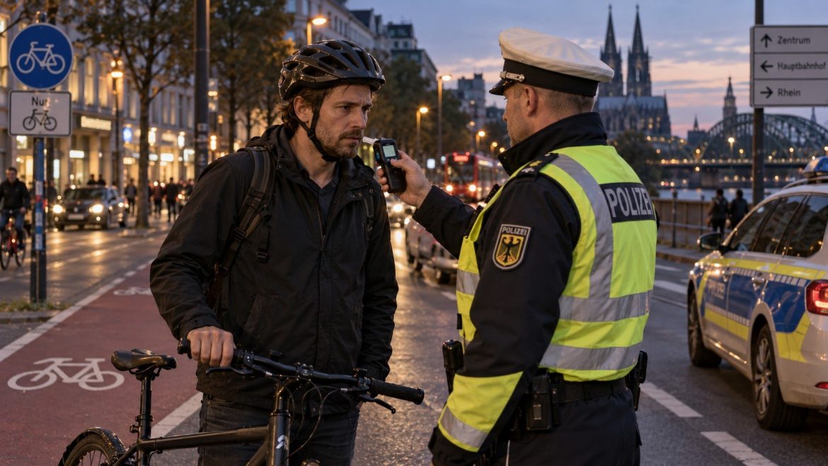 Alkohol auf dem Fahrrad: Welche Promillegrenzen gelten 2026? Ab 0,3 ‰ können Fahrfehler strafbar sein, ab 1,6 ‰ drohen Strafverfahren, Punkte und MPU.