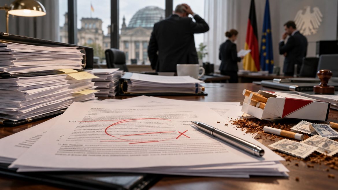Tabaksteuer 2026: Ein Fehler lässt höhere Steuersätze vorzeitig gelten. Warum Zigaretten trotzdem nicht sofort teurer werden und was ab 2027 geplant ist.